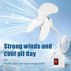 Flexible Gooseneck Desk Fan