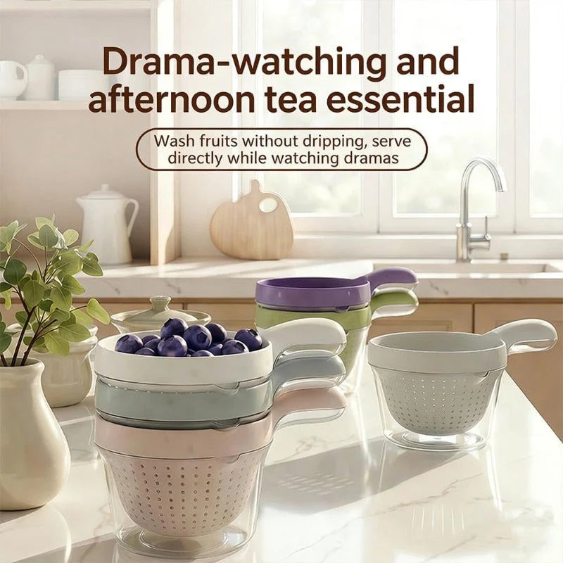 2-in-1 Strainer Serving Bowl