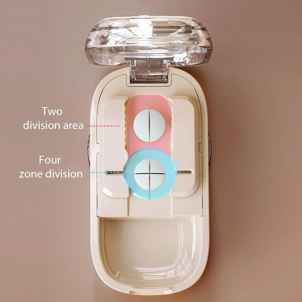 Portable Pill Cutter with Adjustable Slots