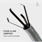 Unclog Kitchen Sinks Fast! Drain Cleaning Hook, Targets Blockages Precisely
