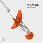Unclog Kitchen Sinks Fast! Drain Cleaning Hook, Targets Blockages Precisely