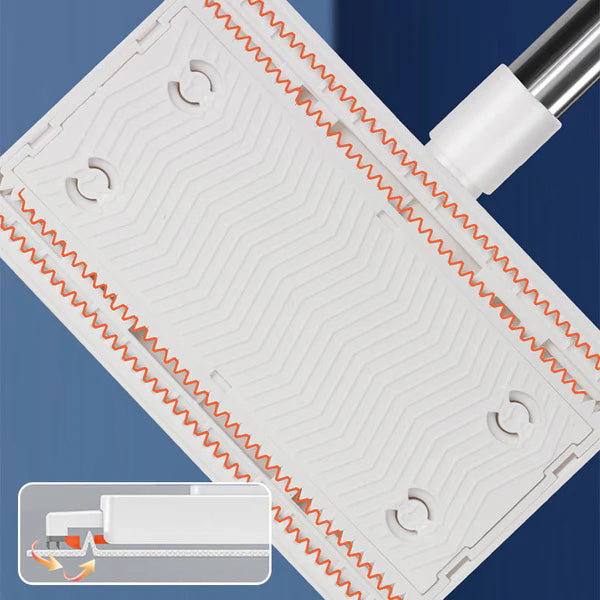 Disposable Dust Mop with 4 Reusable Cloths