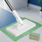 Disposable Dust Mop with 4 Reusable Cloths