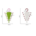 Multi-Functional V-Shaped Double Sided Hanger Storage Rack