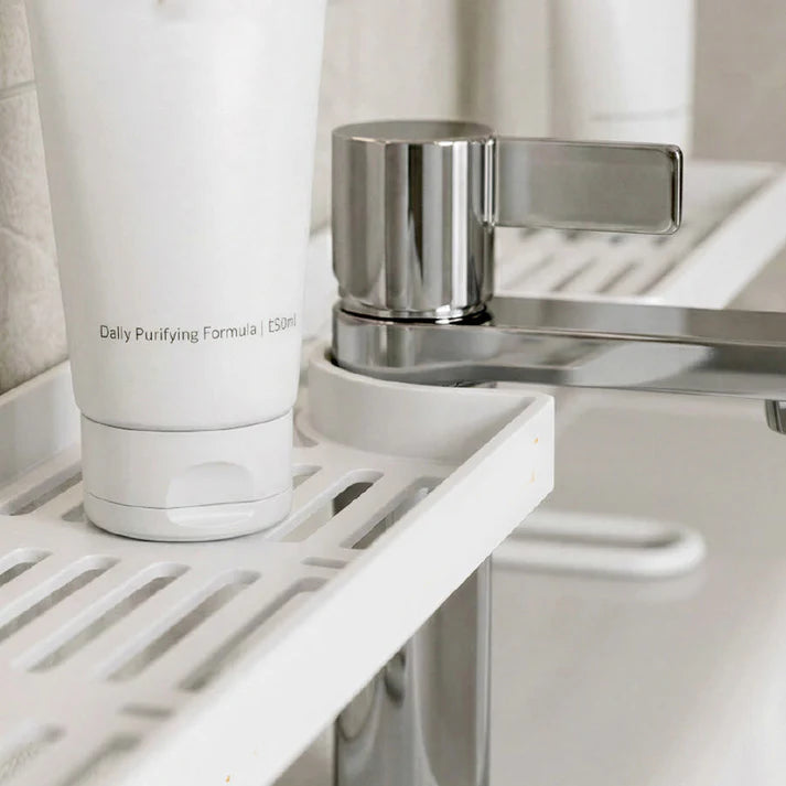 No-Drill Kitchen Sink Sponge Holder & Drain Rack